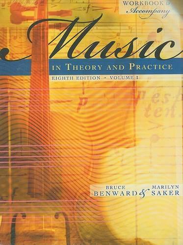 Workbook to Accompany Music in Theory and Practice, Volume 1 with Finale Discount Sticker