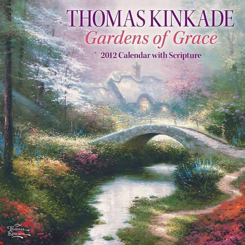 Kinkade's Gardens of Grace (Scripture) 2012 Wall Calendar