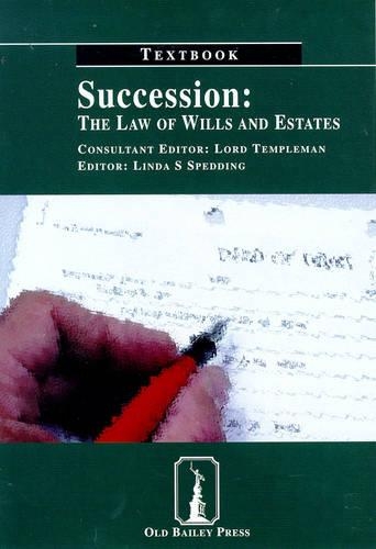 Succession: The Law of Wills and Estates