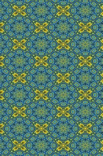 2019 Weekly Planner Stylish Designer Pattern Trendy 134 Pages