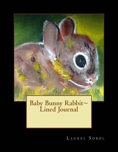 Baby Bunny Rabbit Lined Journal