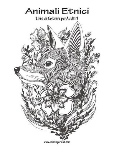 Animali Etnici Libro Da Colorare Per Adulti 1