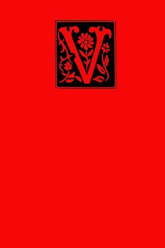 Stylized Monogram V Red