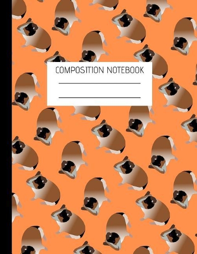 Composition Notebook: Composition guinea pig Ruled Paper Notebook to write in (8.5'' x 11'')