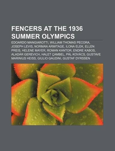 Fencers at the 1936 Summer Olympics