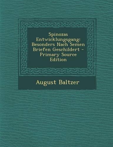 Spinozas Entwicklungsgang