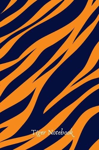Tiger Notebook: Animal, Tiger Stripe Print lined notebook, journal, gift for women, men, boy, girl