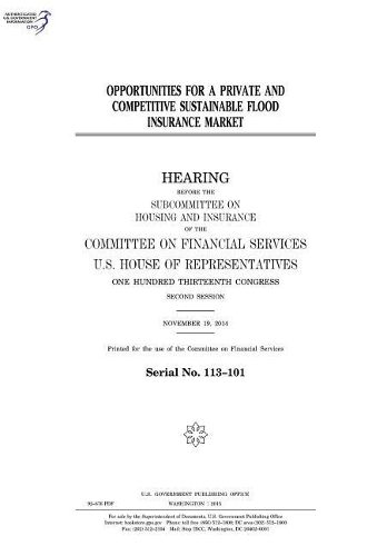 Opportunities for a Private and Competitive Sustainable Flood Insurance Market
