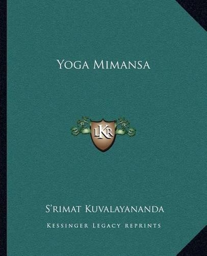 Yoga Mimansa