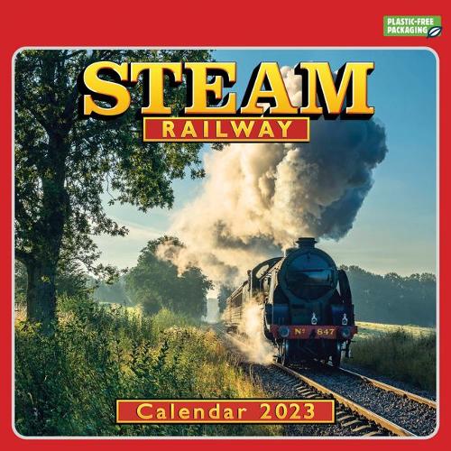 2023 Steam Railway Wall Calendar Plastic Free