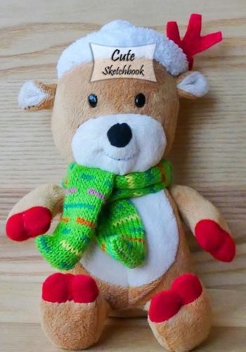 Cute Sketchbook: Cute Teddy bear, 7" x 10", 120 Pages: Drawing, Doodling or Sketching Books(4 7 X 10 Blank Sketchbooks for Drawing)