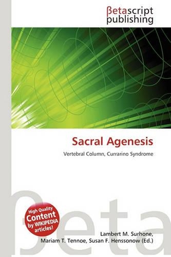 Sacral Agenesis: (English)