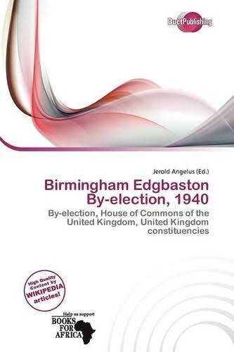 Birmingham Edgbaston By-Election, 1940