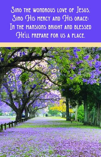 Funeral Bulletin: Wondrous Love (Package of 100)