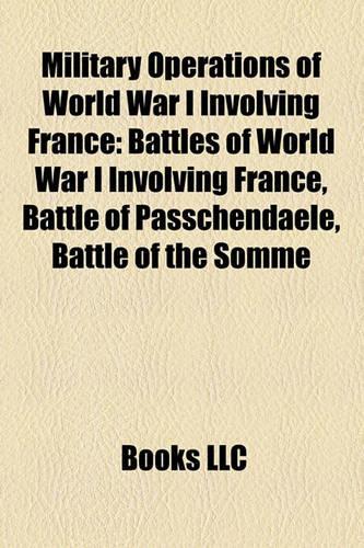 Military Operations of World War I Involving France