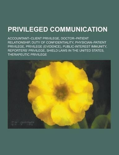 Privileged Communication