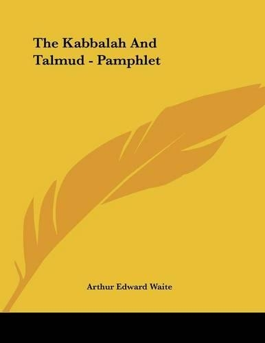 The Kabbalah and Talmud - Pamphlet