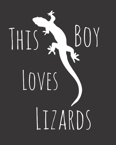 This Boy Loves Lizards: Fun Lizard Sketchbook for Drawing, Doodling and Using Your Imagination!