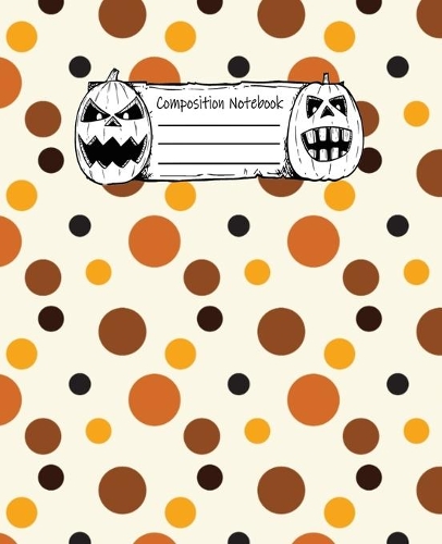 Abstract Halloween Pattern Volume 14 Wide Ruled Journal