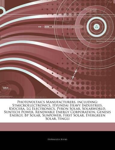 Articles on Photovoltaics Manufacturers, Including