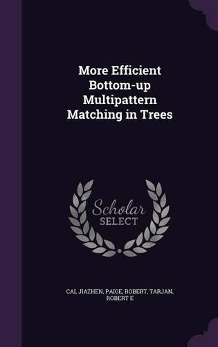 More Efficient Bottom-up Multipattern Matching in Trees
