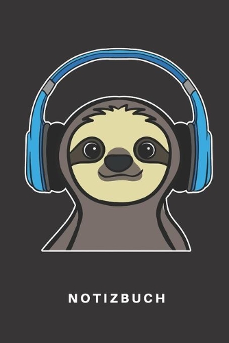 Notizbuch: Notizbuch - Notizheft - Schreibbuch - 110 Seiten - Karo - Kariert - Karos - DIN A5 - Faultier - Faultiere - Zoo - Tier - Tiere - Tierpfleger - Lusti