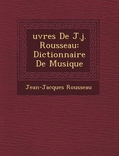�uvres De J.j. Rousseau