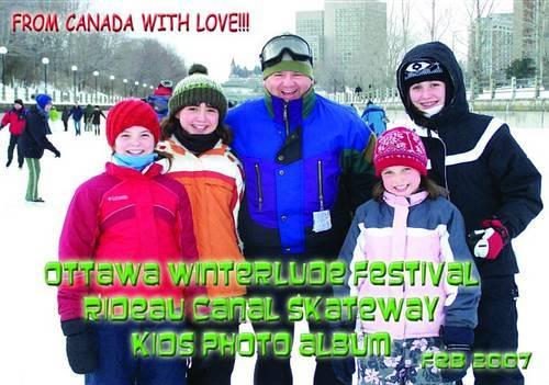 Ottawa Winterlude Festival - Rideau Canal Kids! Photo Album - Feb 2007 (English eBook C2)