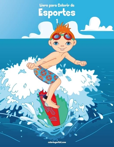 Livro para Colorir de Esportes 1