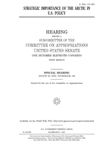 Strategic importance of the Arctic in U.S. policy