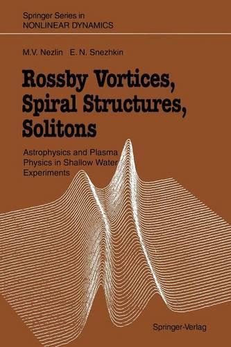 Rossby Vortices, Spiral Structures, Solitons