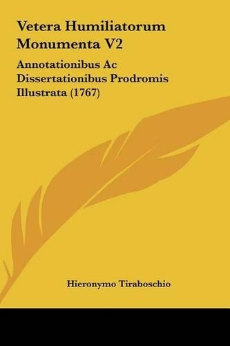 Vetera Humiliatorum Monumenta V2