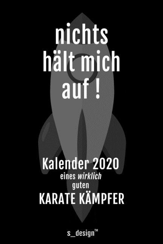 Kalender 2020 für Karate Kämpfer
