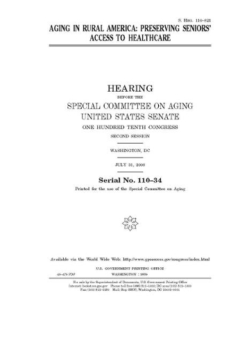 Aging in rural America