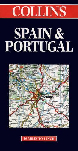Collins Spain and Portugal Road Map