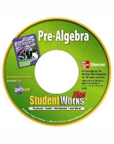Pre-Algebra, Studentworks Plus CD-ROM