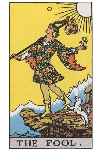 Tarot Notebook Journal - The Fool: Medium College Ruled for Your Daily Readings Illustrated with the Beautiful Rider-Waite tarot deck(Major Arcana Journal)
