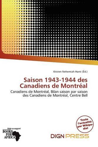 Saison 1943-1944 Des Canadiens de Montr Al