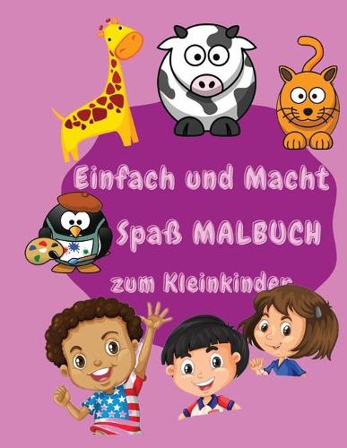 Einfaches Und Spassiges Farbbuch Für Kinder