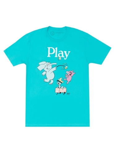 Elephant & Piggie Play Unisex T-Shirt Large