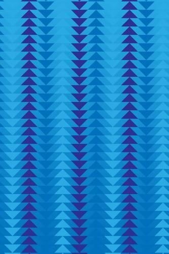 Blue Tone Flying Geese Pattern Journal