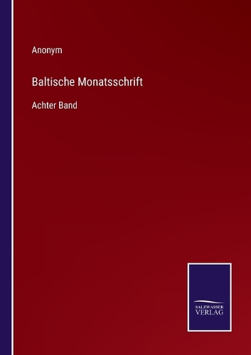 Baltische Monatsschrift