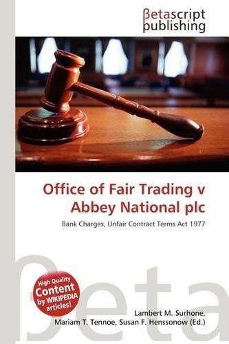 Office of Fair Trading V Abbey National Plc