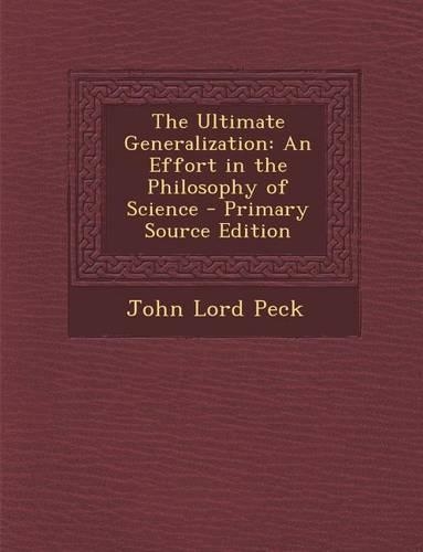 Ultimate Generalization