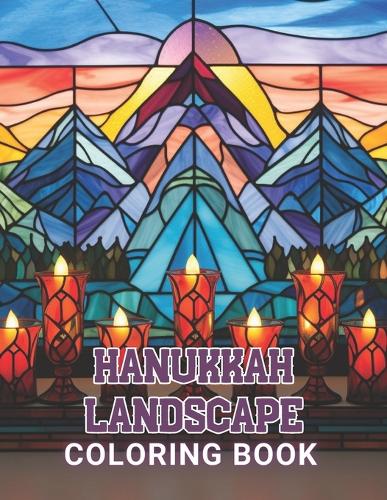 Hanukkah Landscape Coloring Book