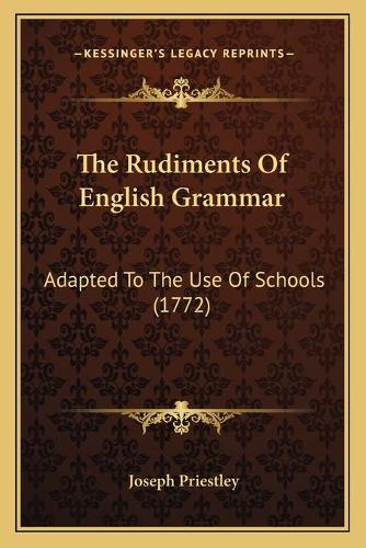 The Rudiments Of English Grammar