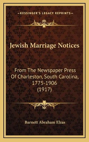 Jewish Marriage Notices