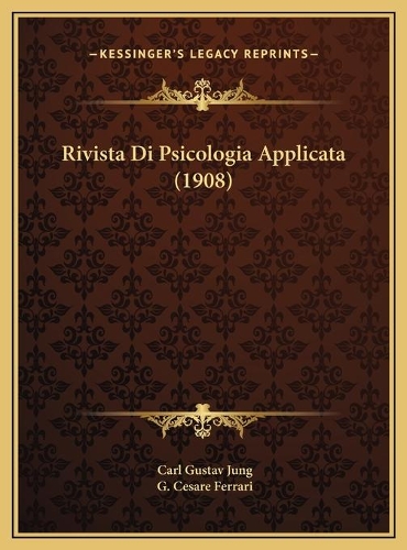 Rivista Di Psicologia Applicata (1908)