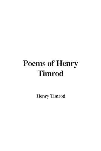 Poems of Henry Timrod