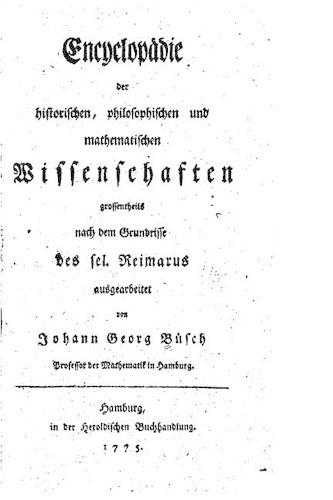 Encyclopádie der historischen, philosophischen und mathematischen Wissenschaften, Grossentheils